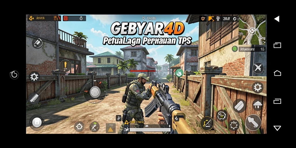 Pengalaman seru bertempur dalam GEBYAR4D dengan grafis menawan.